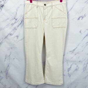 Antonio Melani | Cream Flared Jeans | 16